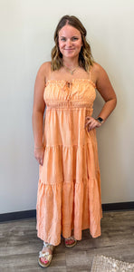 Flouncy Tiered Maxi Dress