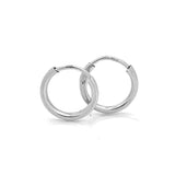 Endless Huggie Hoop Earrings - 14k Gold Fill/Sterling Silver