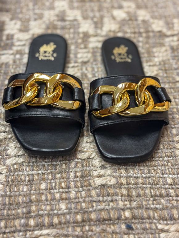 BeBe Black Slide
