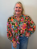 Mixed Floral Print Top