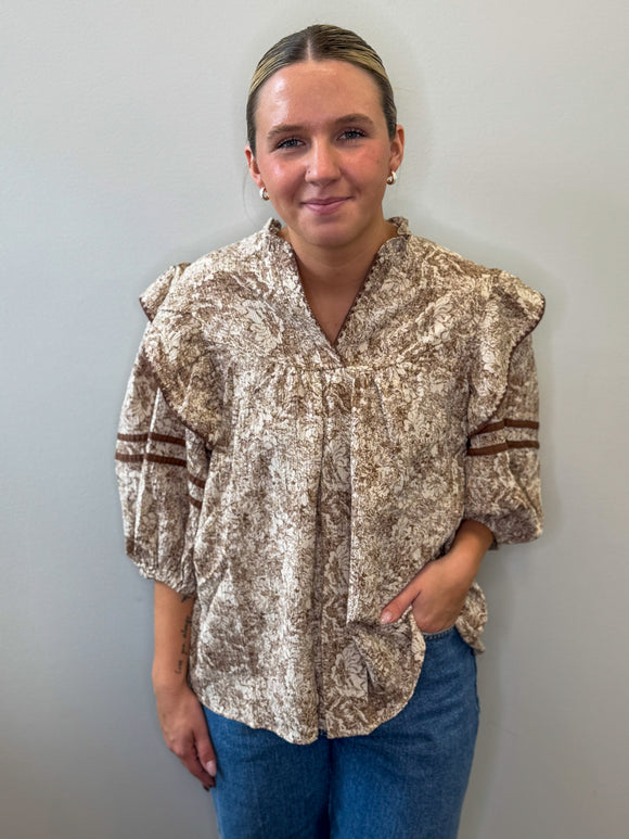 Fall Frills Top