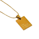 "The World is Yours" Empowerment Necklace