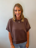 Knit Half Sleeve Top