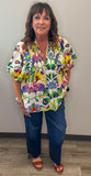 Bold Floral Expression Top