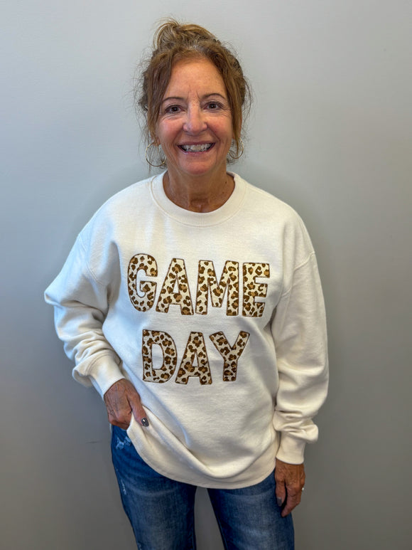 Leopard Game Day Sweatshirt