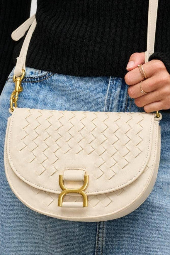 Alise Woven Crossbody Bag