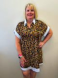 Leopard Shirt Dress