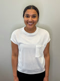 Solid Basic Ribbed Tee
