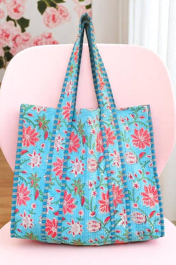 Maxine Floral Tote Bag