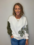 Floral Patchwork Sweatshirt