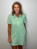 Gingham Print Day Dress