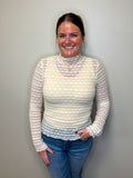 Textured Sheer Top