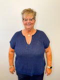 Split Neck Pullover