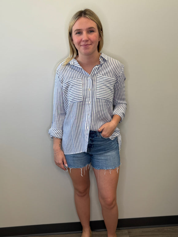 Stripe Button Down Shirt