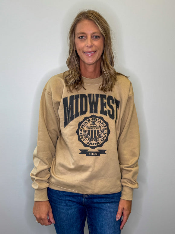 Midwest Women’s Trendy Graphic Sweatshirt