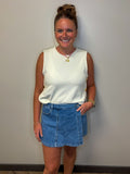 High Rise Wrap Skort