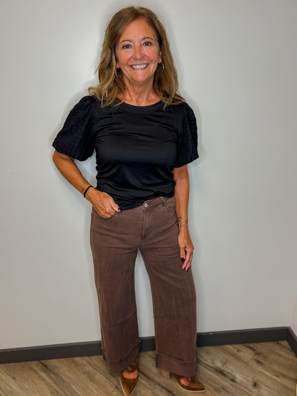 Cuff Mid Ankle Pant