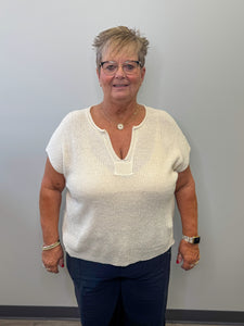 Split Neck Pullover