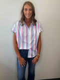 Striped Dolman Top