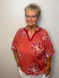 Bold Fall Floral Top