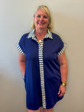 Stripe Contrast Dress