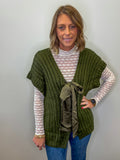 Front Bow Tie Sweater