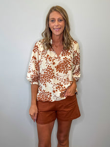 High Waist Classic Button Shorts
