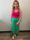 Floral Midi Skirt