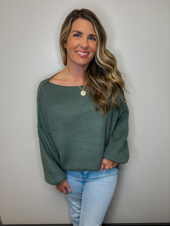 Boat Neck Sweater
