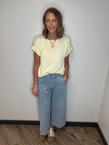 Pin Stripe Denim Pant