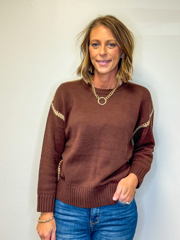 Long Sleeve Stripe Sweater