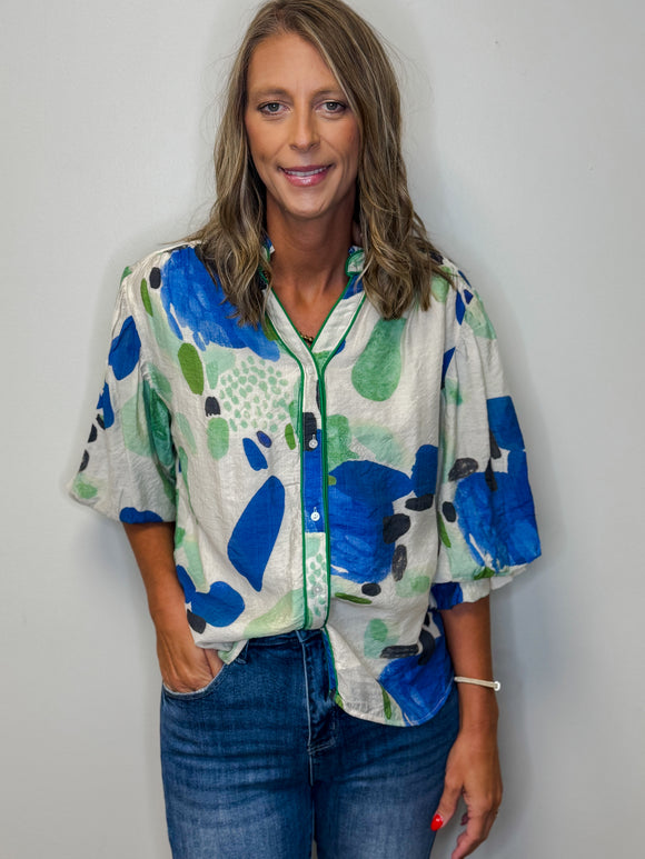Color Splash Blouse