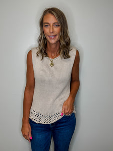 Neutral Vibes Knit tank