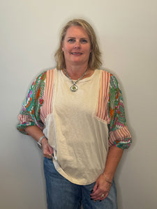 Mix and Match Print Top