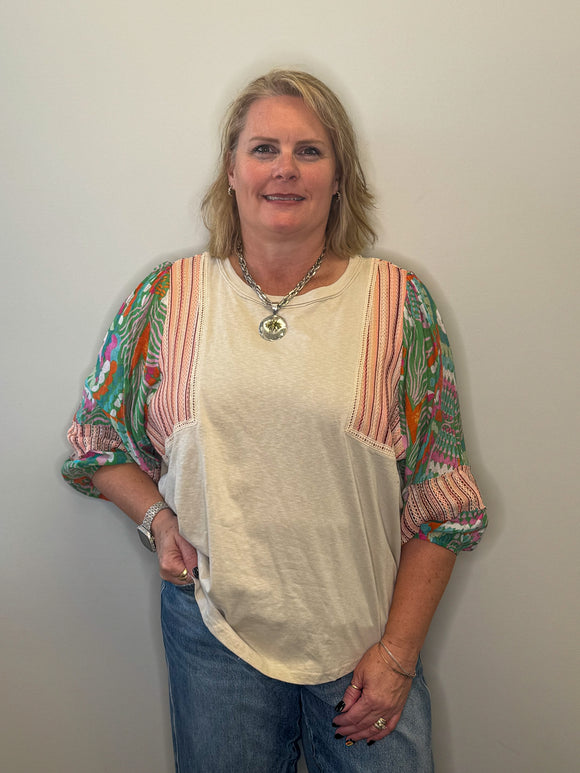 Mix and Match Print Top