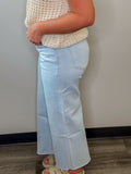 Light Wash High Rise Wide Leg