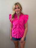 Floral Imprint Top