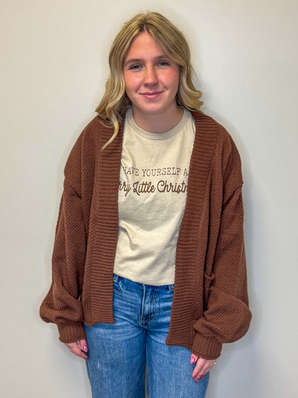 Texture Knit Cardigan