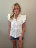Floral Imprint Top