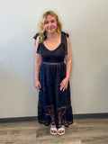 Lace Detail Midi Dress
