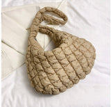 Large Quilted Puff Tote
