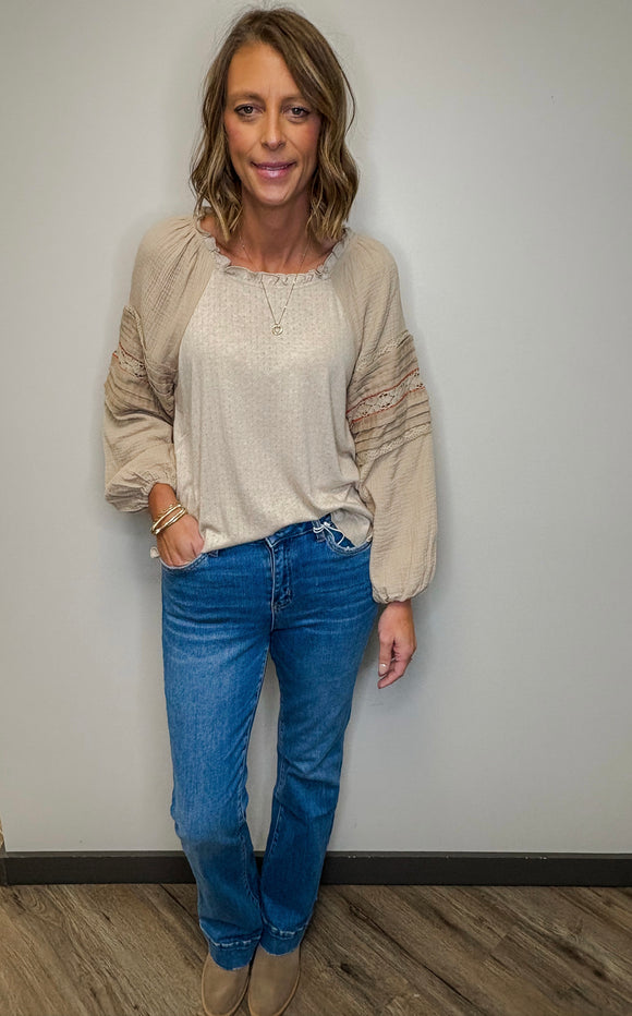 High Rise Trouser Jean