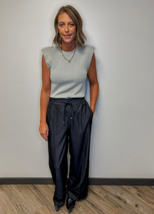 Pin Tuck WIde Leg Pant