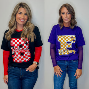 Spirit Checkered Tee