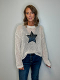 Star Crochet Sweater