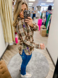 Contrast Plaid Flannel