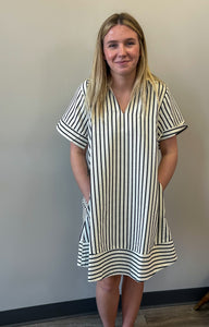 Striped Swing Dress