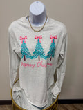 Pink Merry Christmas Shirt