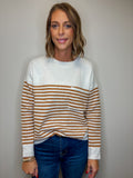 Colorblock Striped Sweater