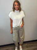 Animal Print Barrel Pant
